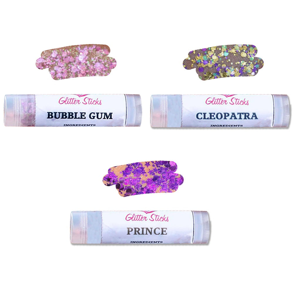 Build Your Own Set Of 3+ Creative Faces Glitter Sticks (10% Savings)