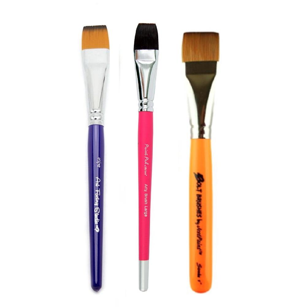 Build Your Own Set Of Flat Brushes - Multi Brands (Pick 3+)