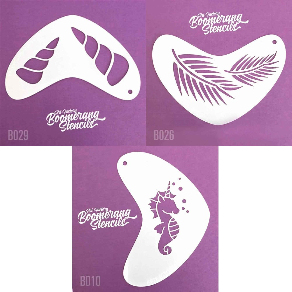 Boomerang Stencils Build Your Own Set (Pick 3+ Designs)