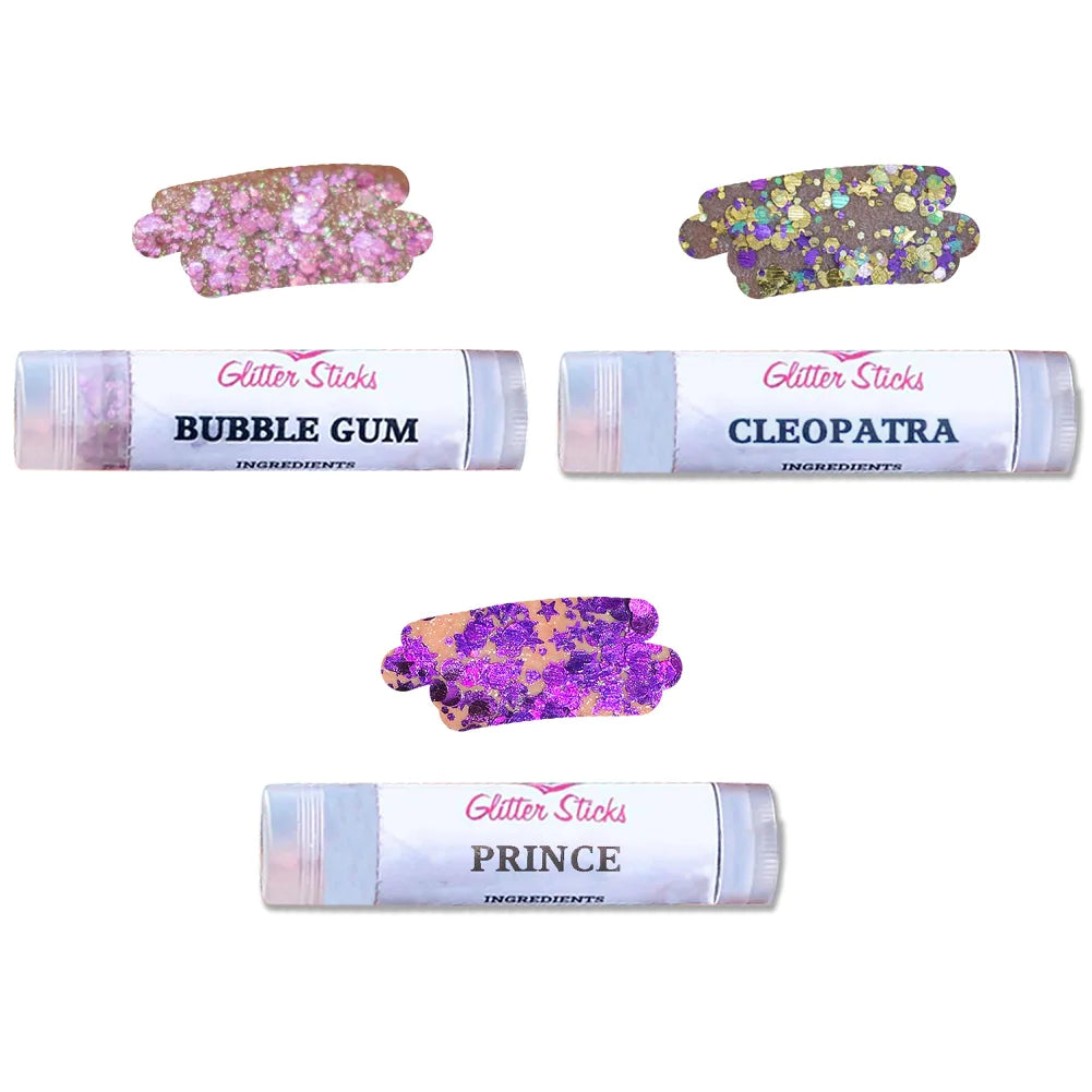 Build Your Own Set Of 3+ Creative Faces Glitter Sticks (10% Savings)