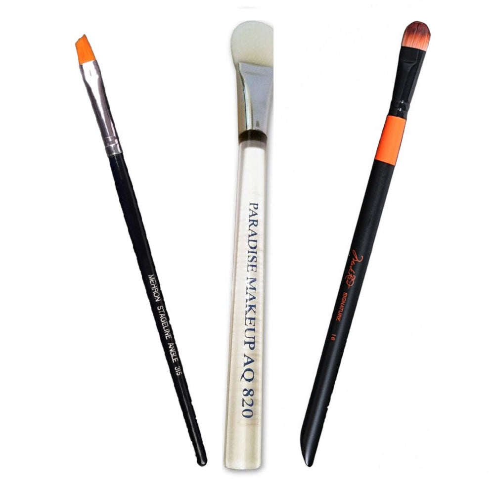 Mehron Build Your Own Brush Set (Pick 3+ Styles)