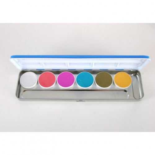 Kryolan Aquacolor Vivid Palettes (24 Colors):  