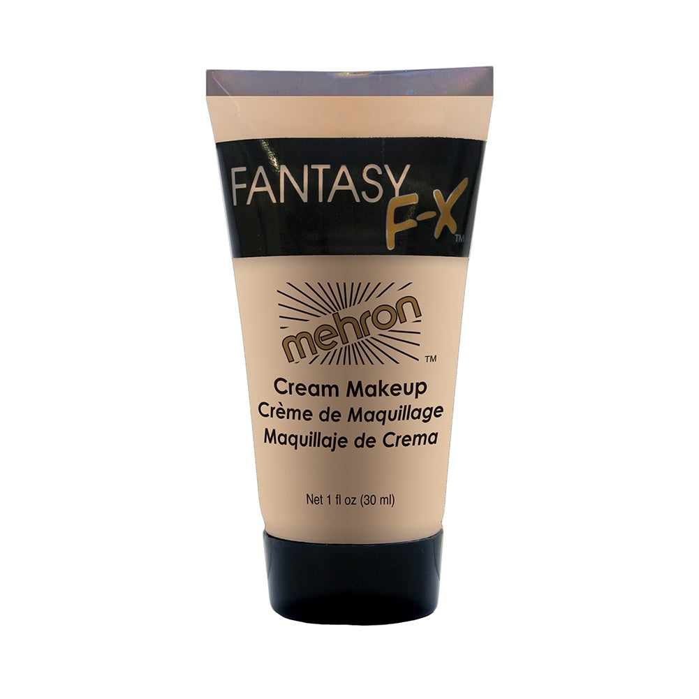 Mehron Makeup Fantasy FX Cream Makeup | Water Based Halloween Makeup |  Orange Face Paint & Body Paint For Adults 1 fl oz (30ml) (ORANGE)