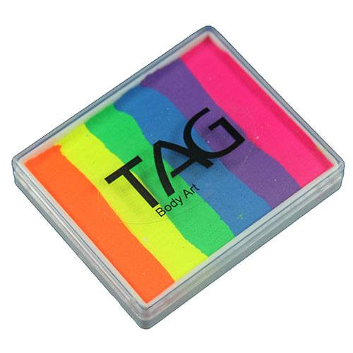 Face Paint Palette 144g Double Split Cakes Rainbow Body Painting w Makeup  Sponge