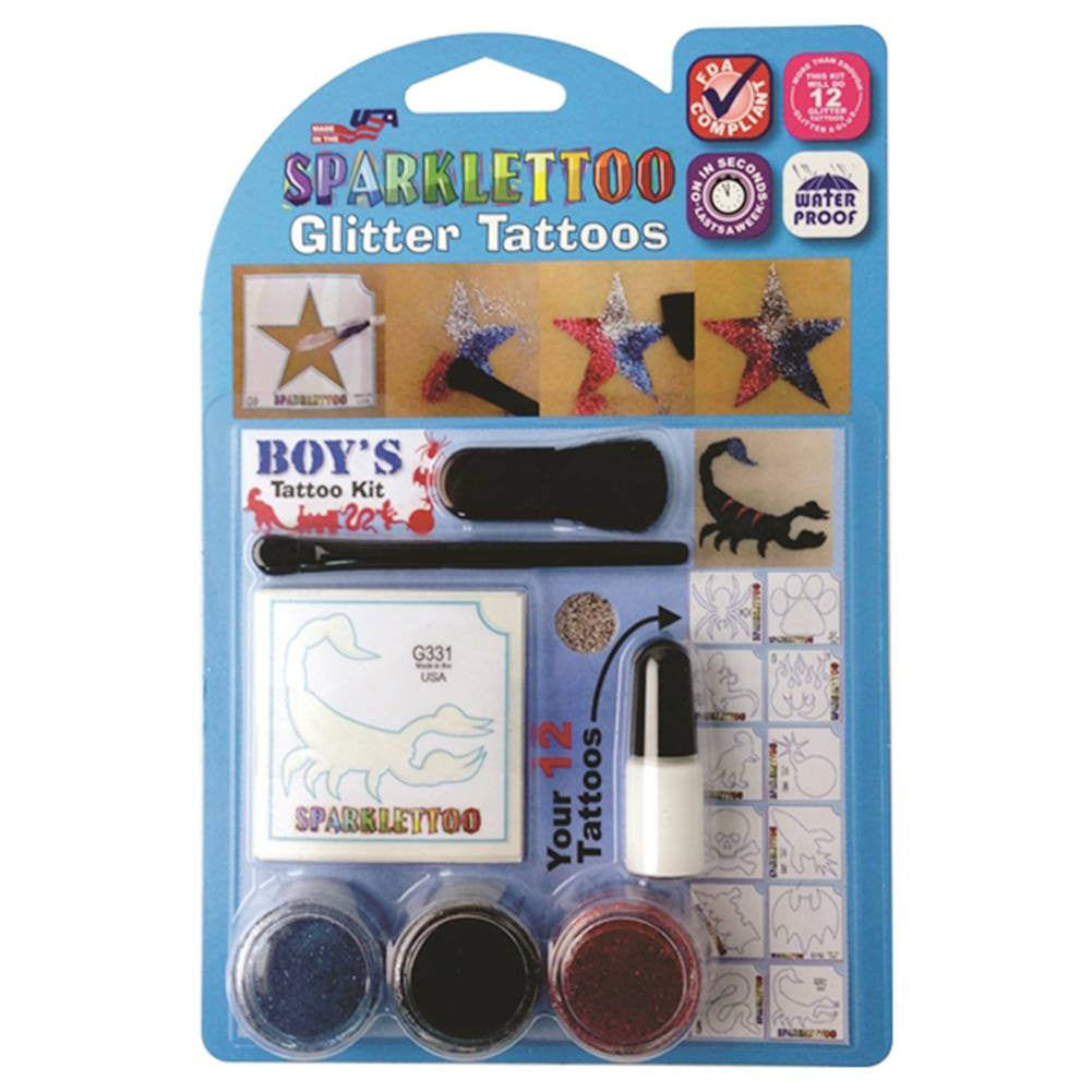Glimmer Body Art Glitter Tattoo Stencils - Single Bat (5/pack) -  Facepaint.com