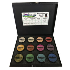 Master ProPaint™ Box 4, Iridescent-Pearl Colors – Graftobian Make-Up Company