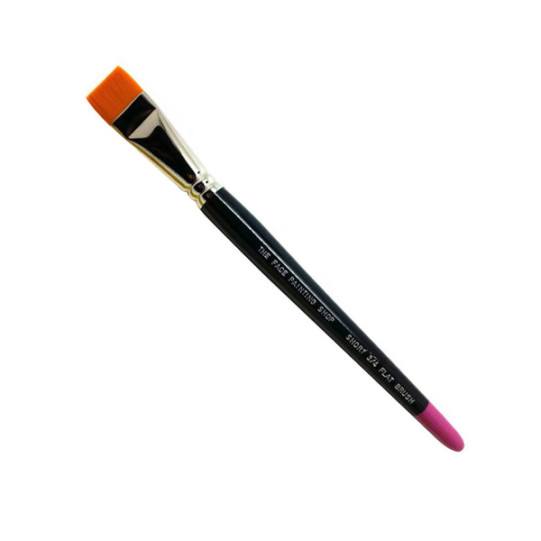 The Face Painting Shop Brush - Short Flat (3/4") | FacePaint.com - Facepaint.com