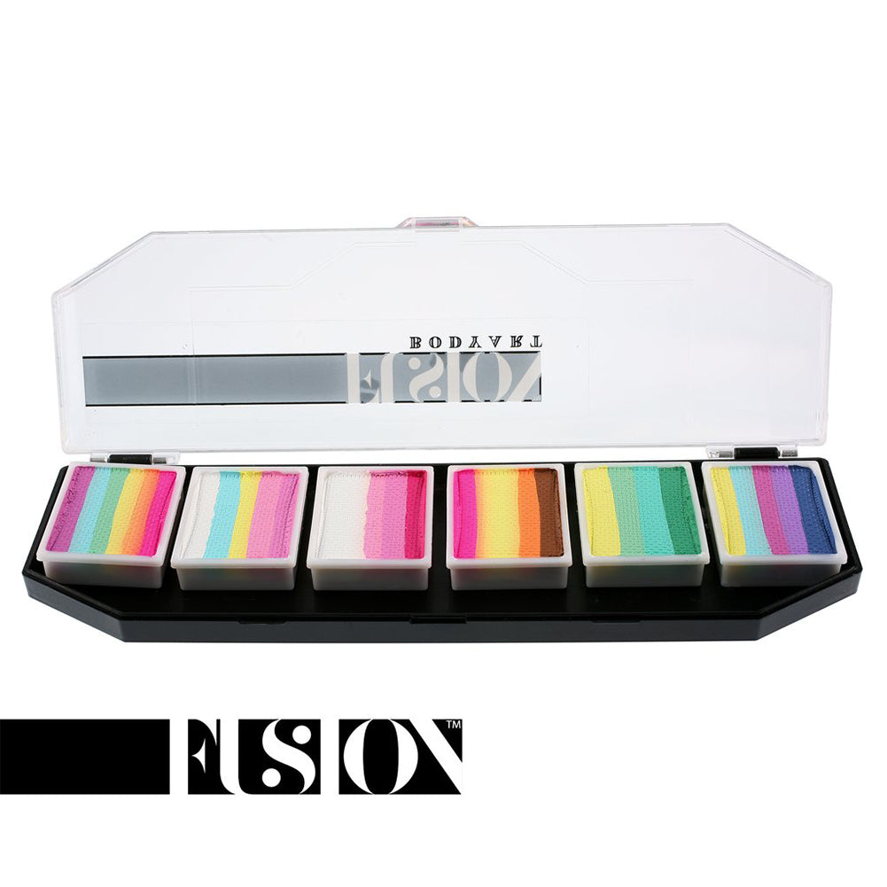 BVENDANO Professional Face Paint Makeup Split Cake Palette 12 10gm