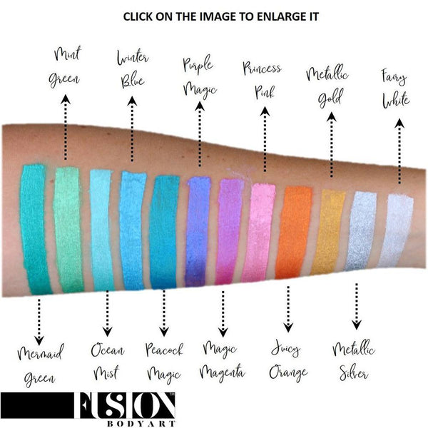 Fusion Body Art Face Paint - Pearl Princess Pink (25 gm) | Facepaint - Facepaint