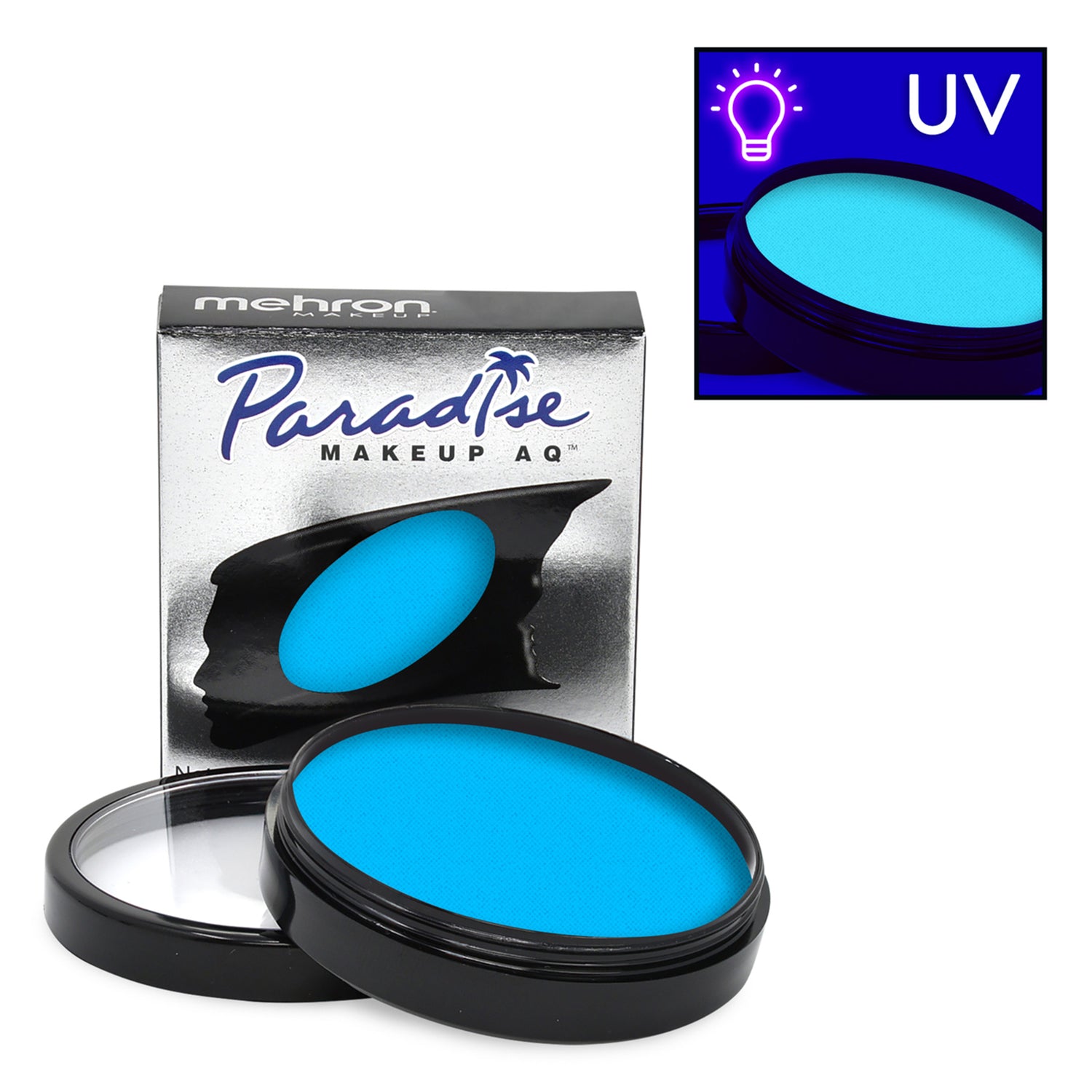 NEON UV - MEHRON PARADISE MAKEUP AQ - FACE & BODY PAINT - 1.4 OZ