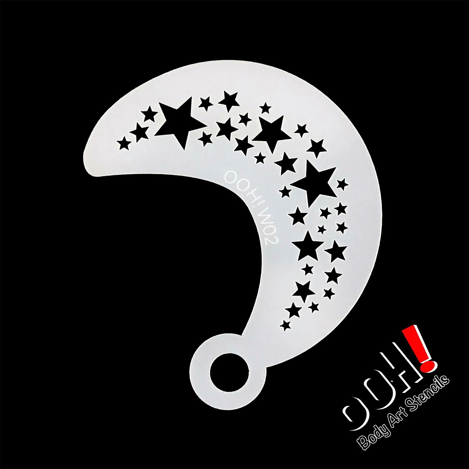 ooh! body art face painting stencils | holiday stencils