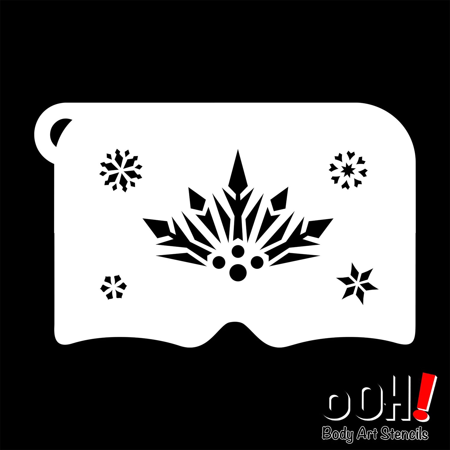 Ooh! Mask Stencil - Snowflake Queen