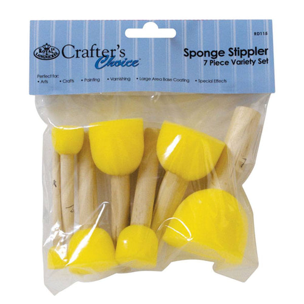Royal & Langnickel Sponge Stippler 7 piece Set | FacePaint - Facepaint.com