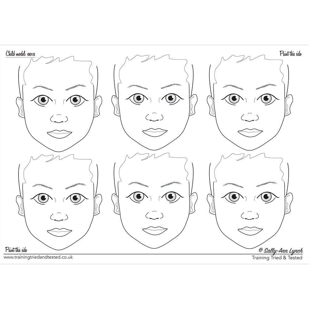 face outline for face painting