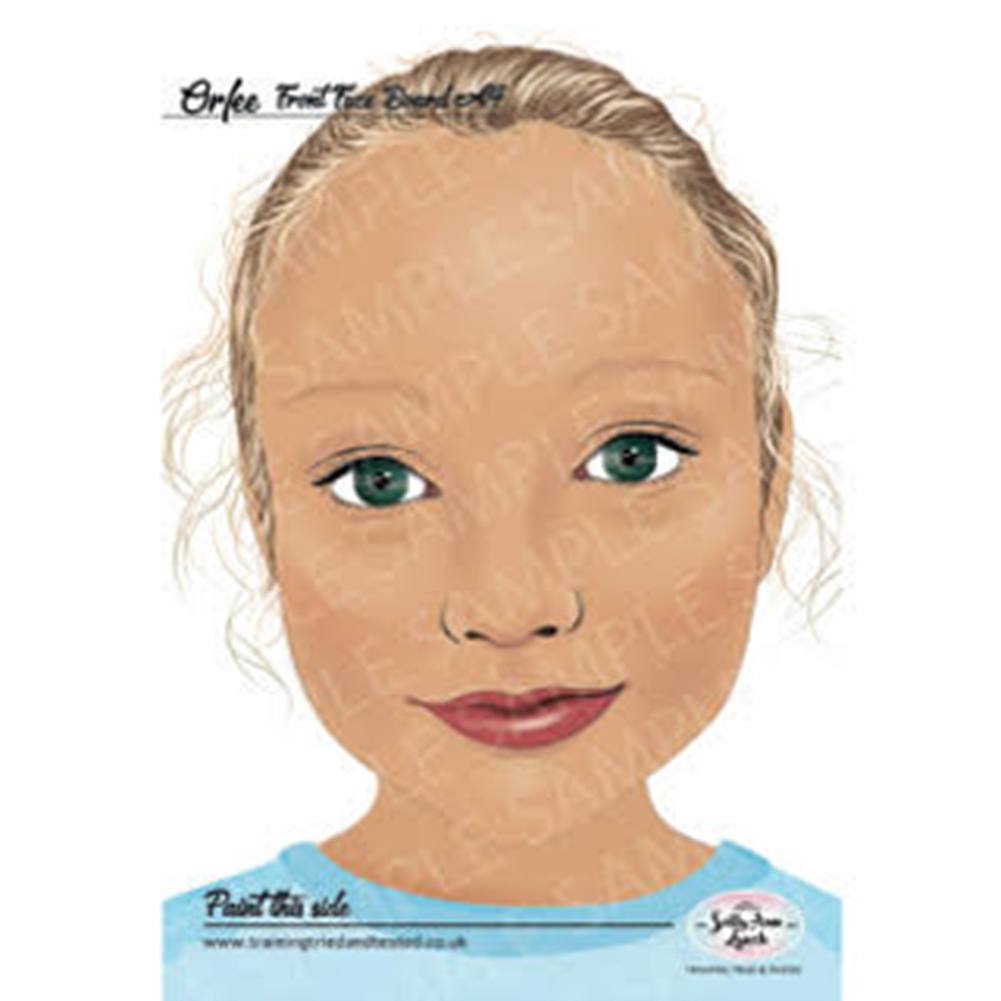 Sally-Ann Lynch Face Painting Practice Board - Orfee Child | FacePaint - Facepaint.com sally-ann-lynch-face-painting-practice-board-orfee-child-facepaint-facepaint-com