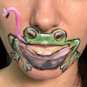 frog face painting ideas